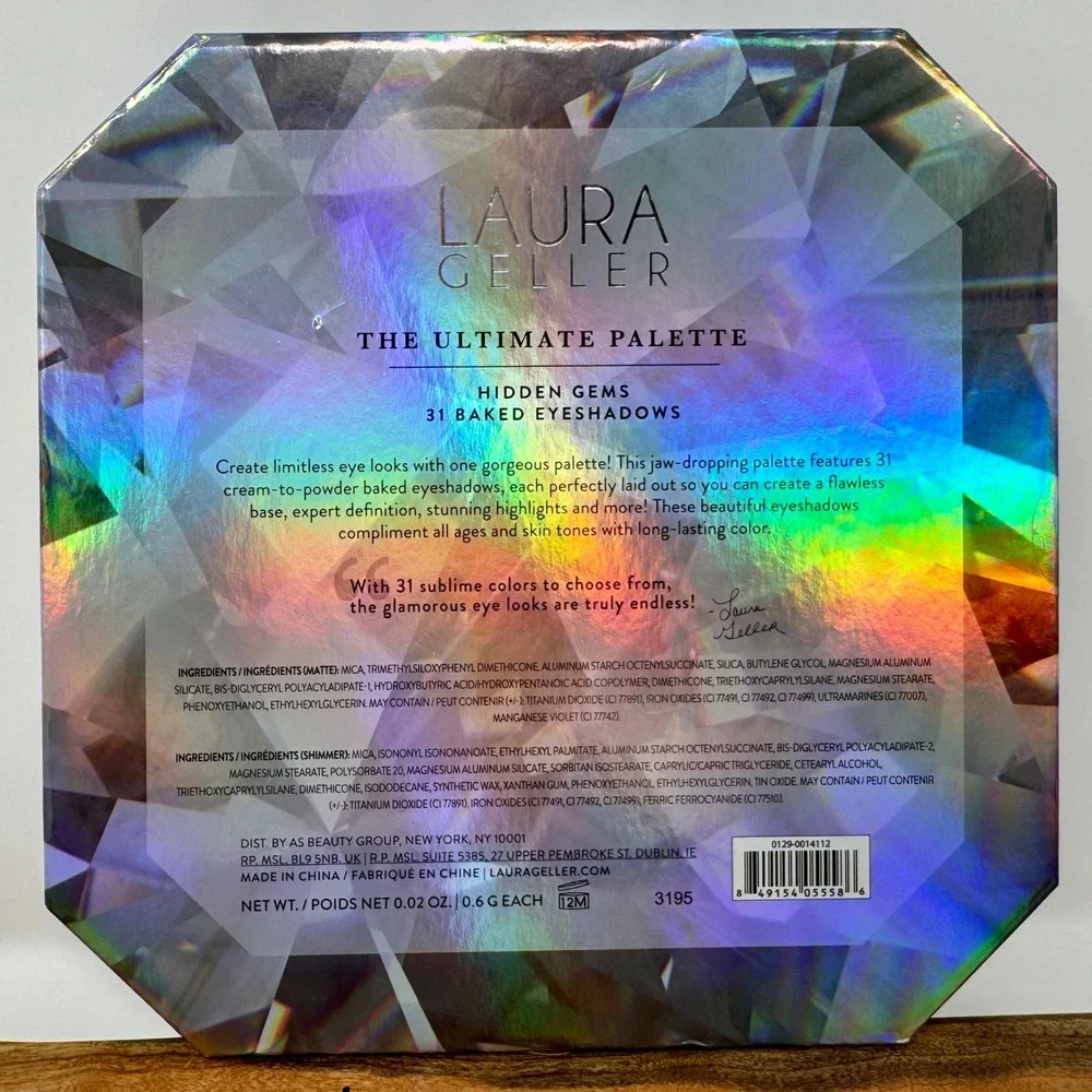 New Laura Geller The Ultimate Palette Hidden Gems 31 Baked Eyeshadows Sealed